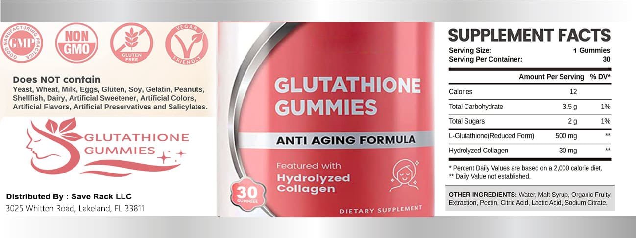 glutathione gummies ingredients